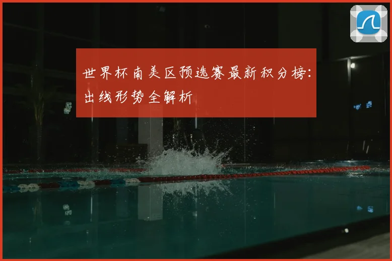 世界杯南美区预选赛最新积分榜：出线形势全解析