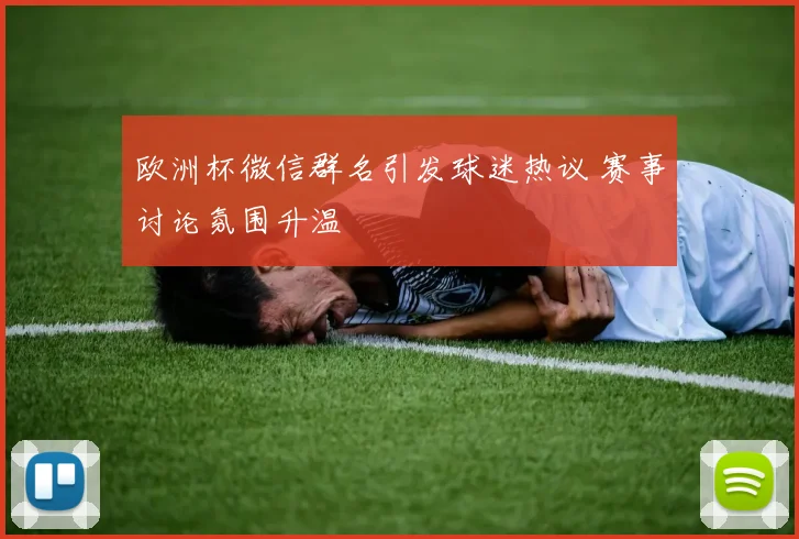 欧洲杯微信群名引发球迷热议 赛事讨论氛围升温