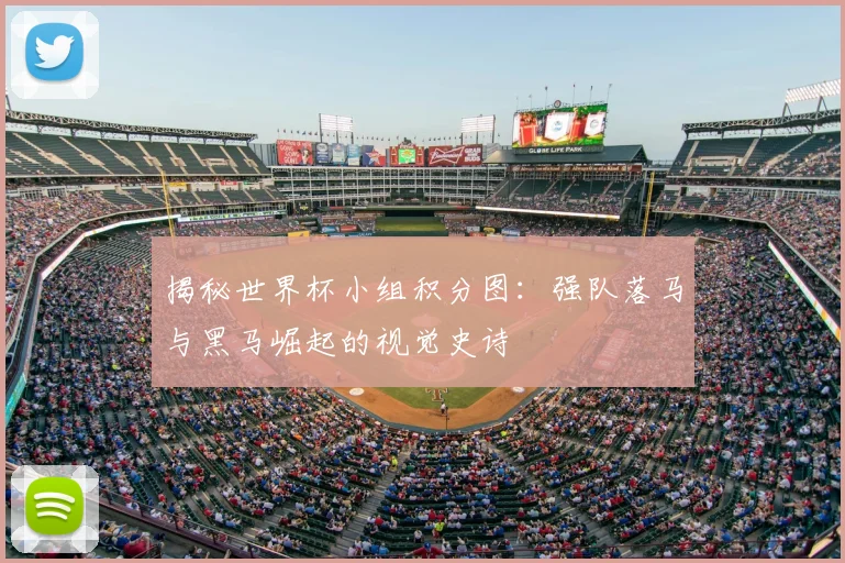 揭秘世界杯小组积分图：强队落马与黑马崛起的视觉史诗